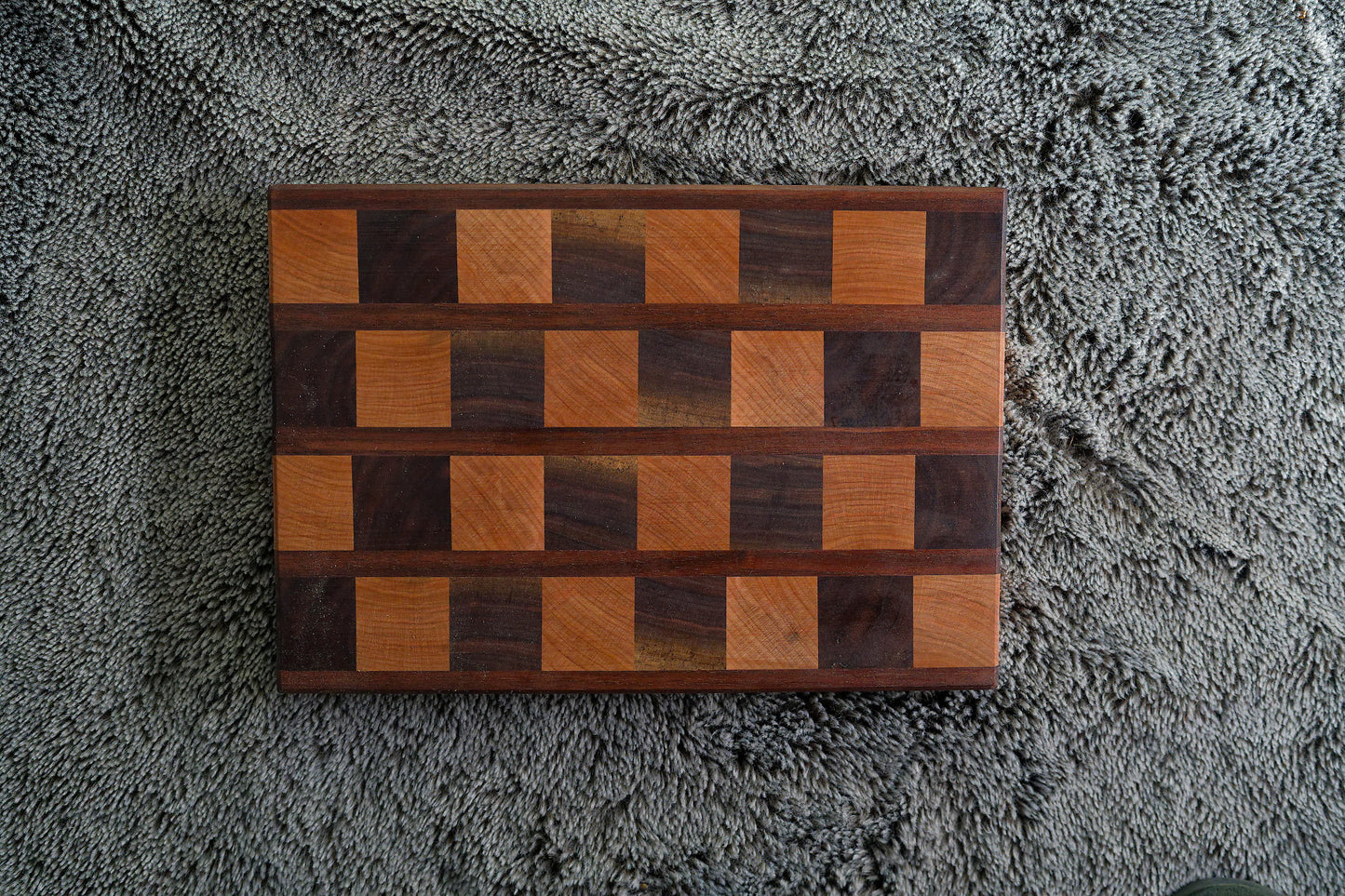 Checks & Ladders Cutting Board