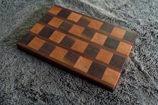 Checks & Ladders Cutting Board