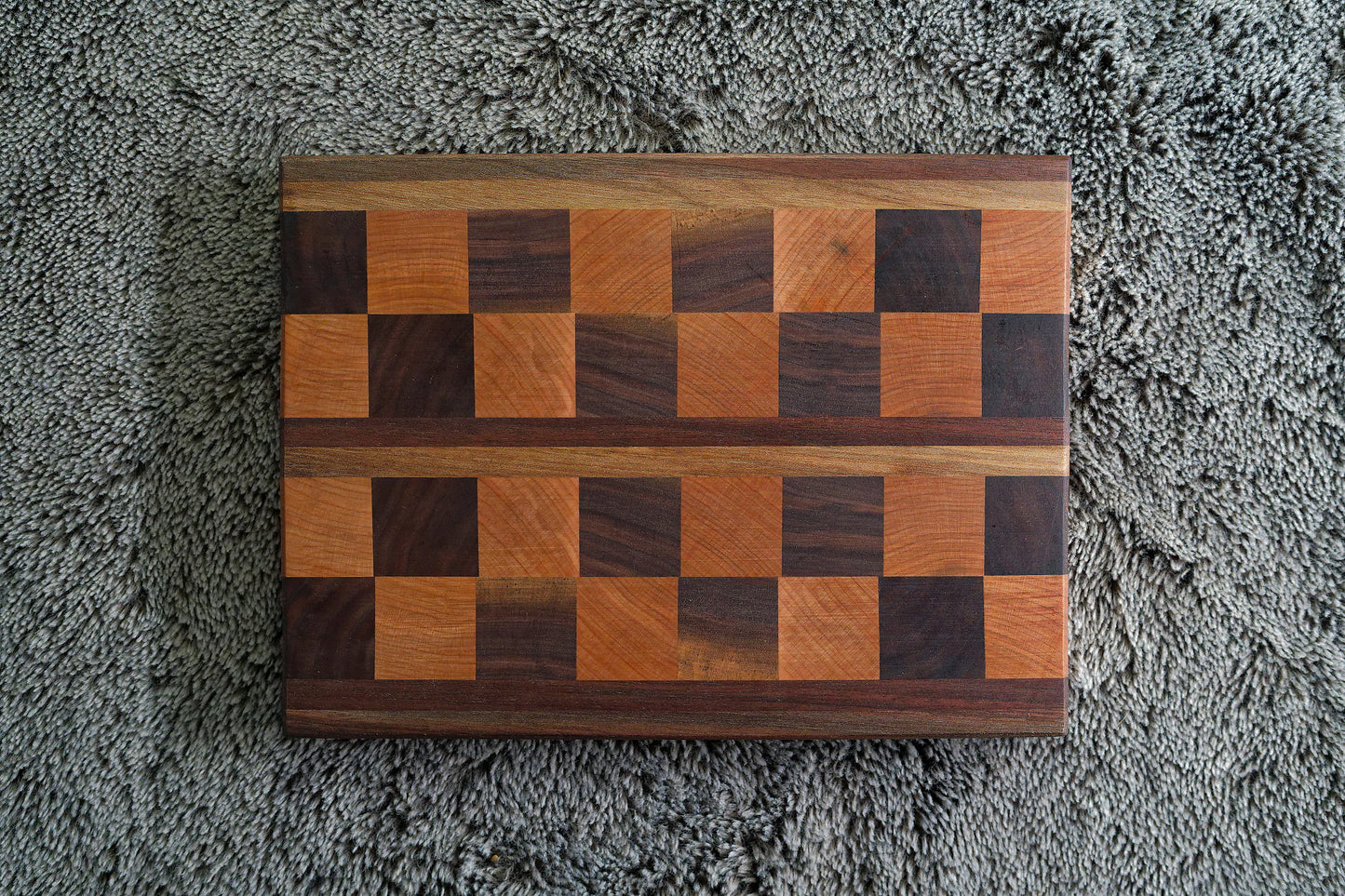 Checks & Ladders Cutting Board