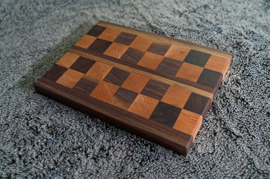 Checks & Ladders Cutting Board