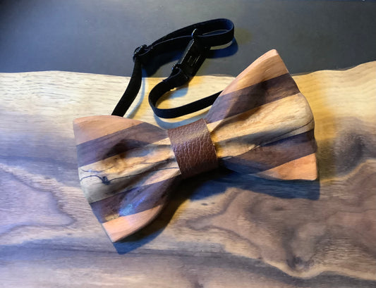 Stripey Bow tie